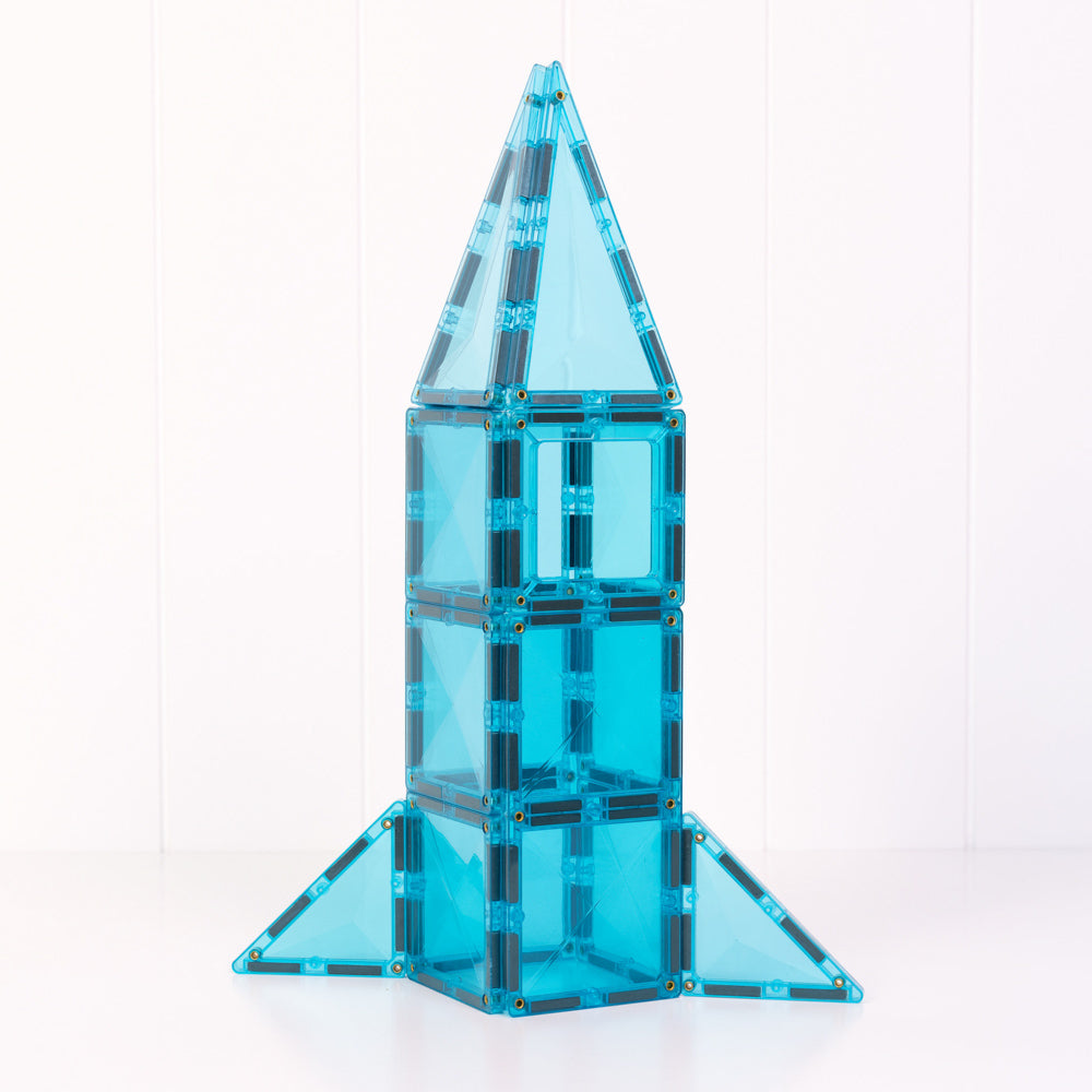 CONNETIX Magnetic Tiles 20 Piece - Teal Charity Pack