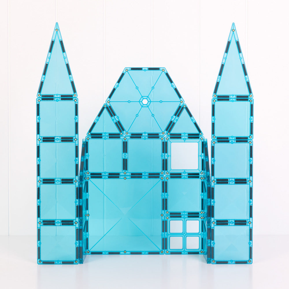 CONNETIX Magnetic Tiles 20 Piece - Teal Charity Pack