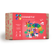 CONNETIX Magnetic Tiles 212 Piece Rainbow Mega Pack, in packaging