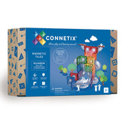 CONNETIX Magnetic Tiles 66 Piece - Rainbow Ball Run Expansion Pack, in packaging