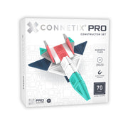CONNETIX Magnetic Tiles 70 Piece - Pro Constructor Set