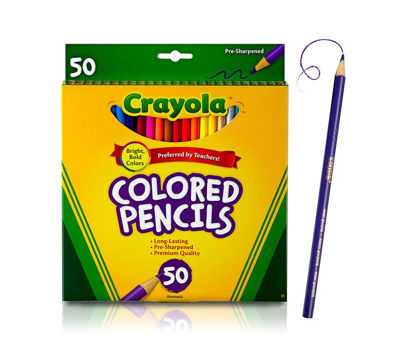 Crayola Colored Pencils 50 Pack