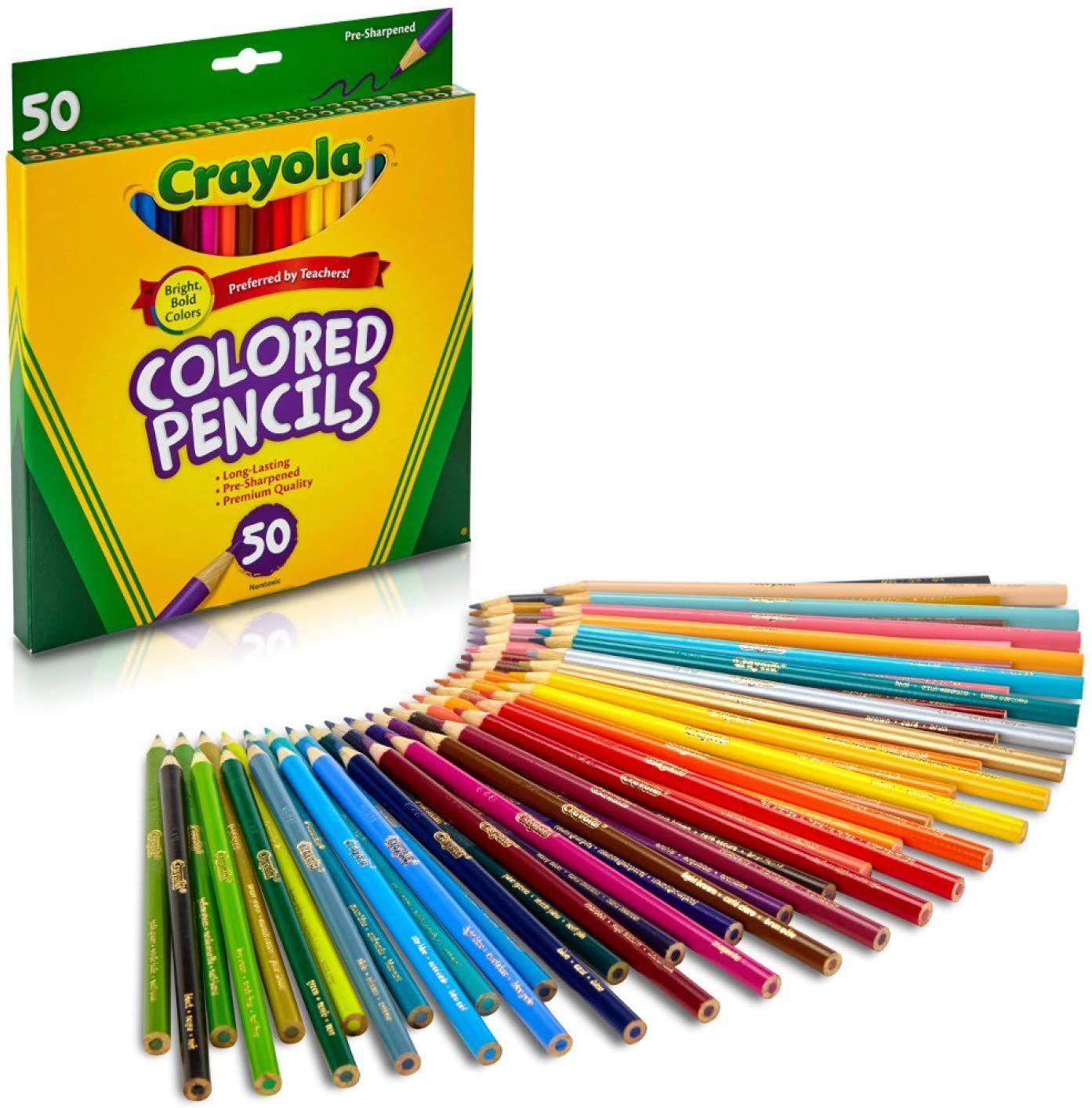 Crayola Colored Pencils 50 Pack