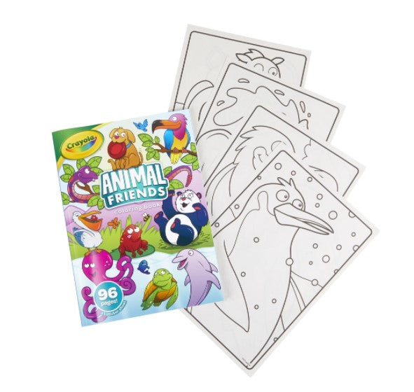 Crayola Animal Friends 96 Page Colouring Book