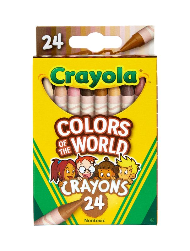 Crayola Colours Of The World Crayons 24 Pack