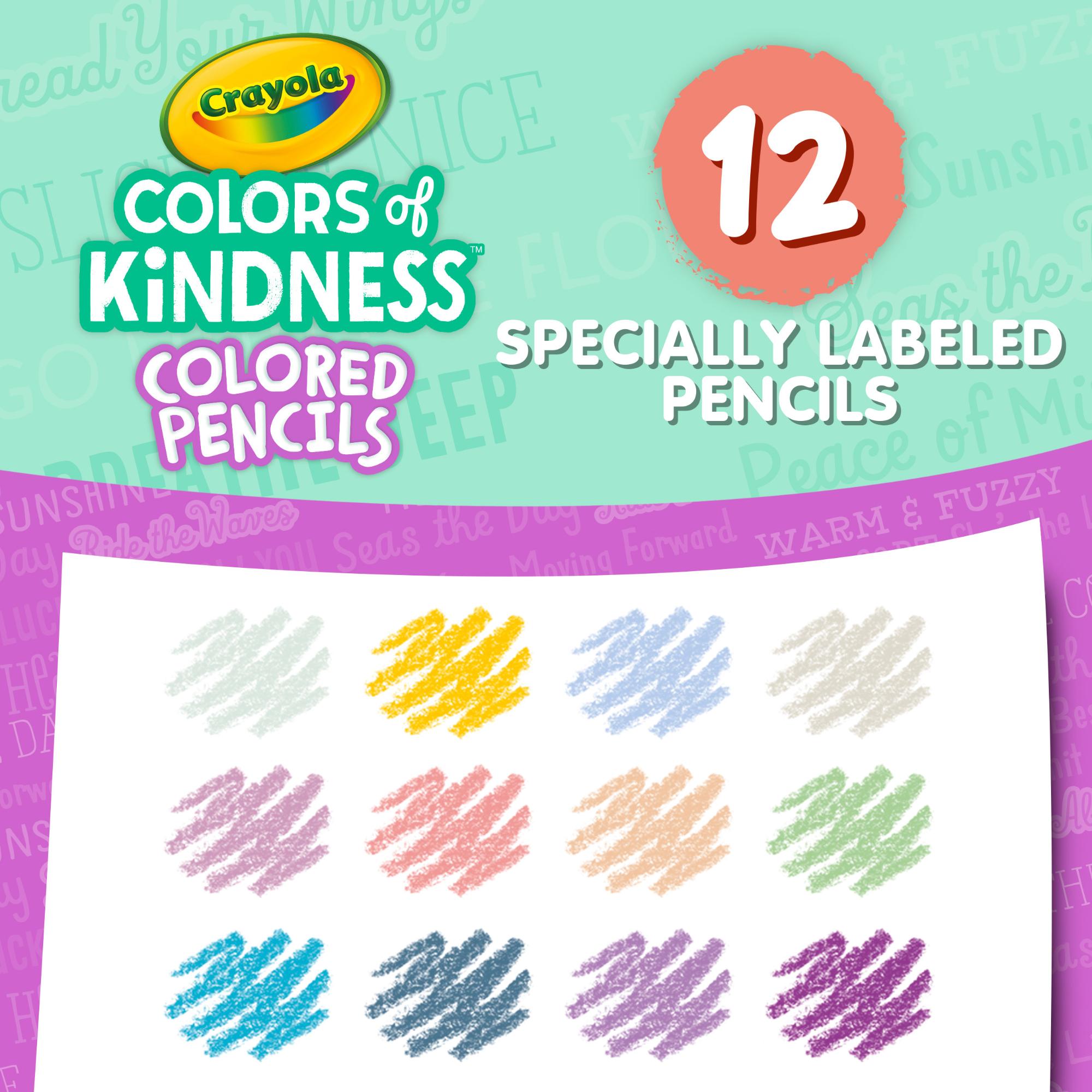 Crayola Colours Of Kindness Coloured Pencils 12 Pack