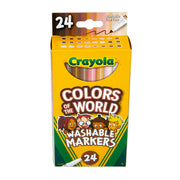 Crayola Colours Of The World Washable Markers 24 Pack