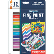 Crayola Doodle & Draw Fine Point Markers 12 Pack