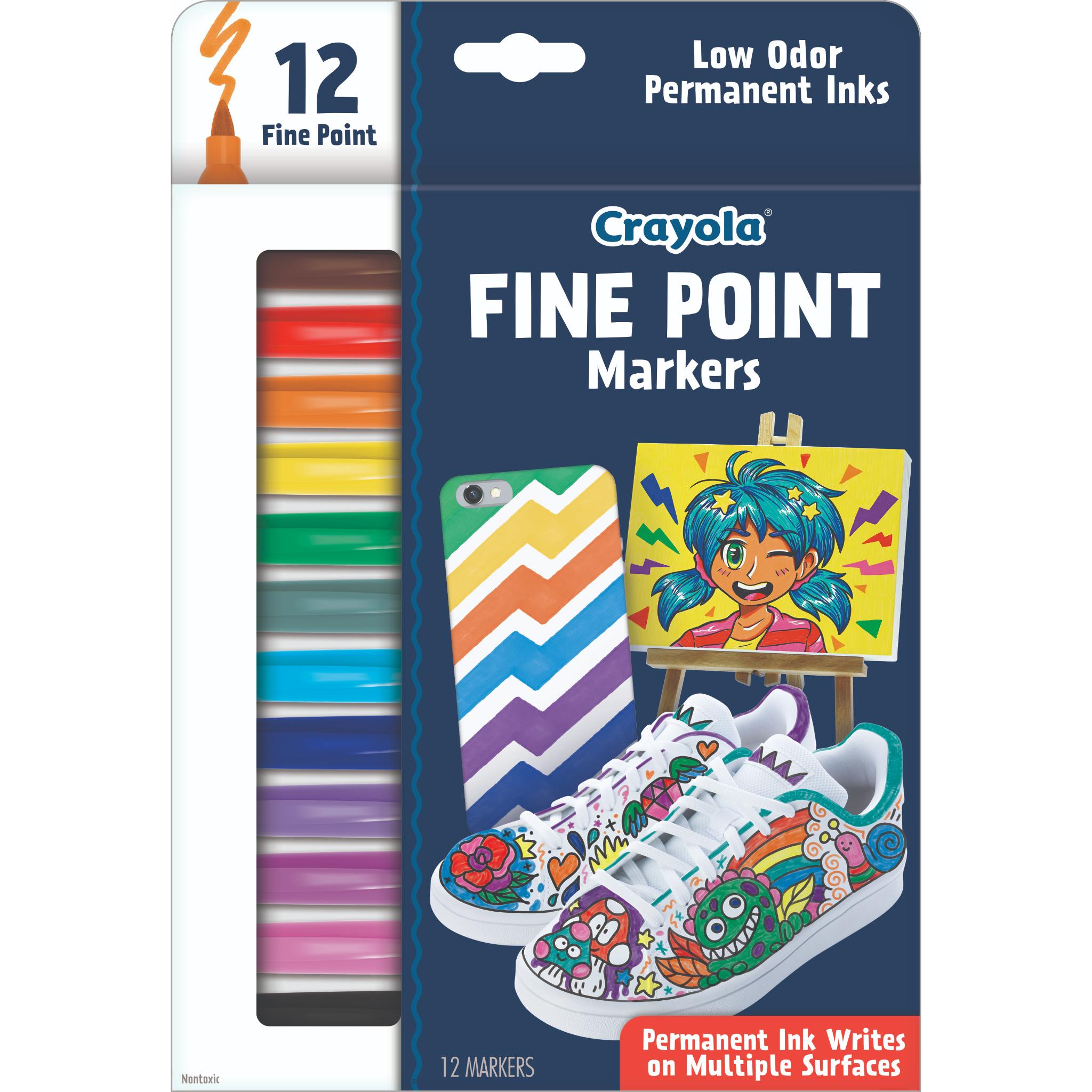Crayola Doodle & Draw Fine Point Markers 12 Pack