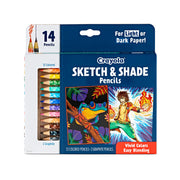 Crayola Doodle & Draw Sketch & Shade Pencil 14 Pack