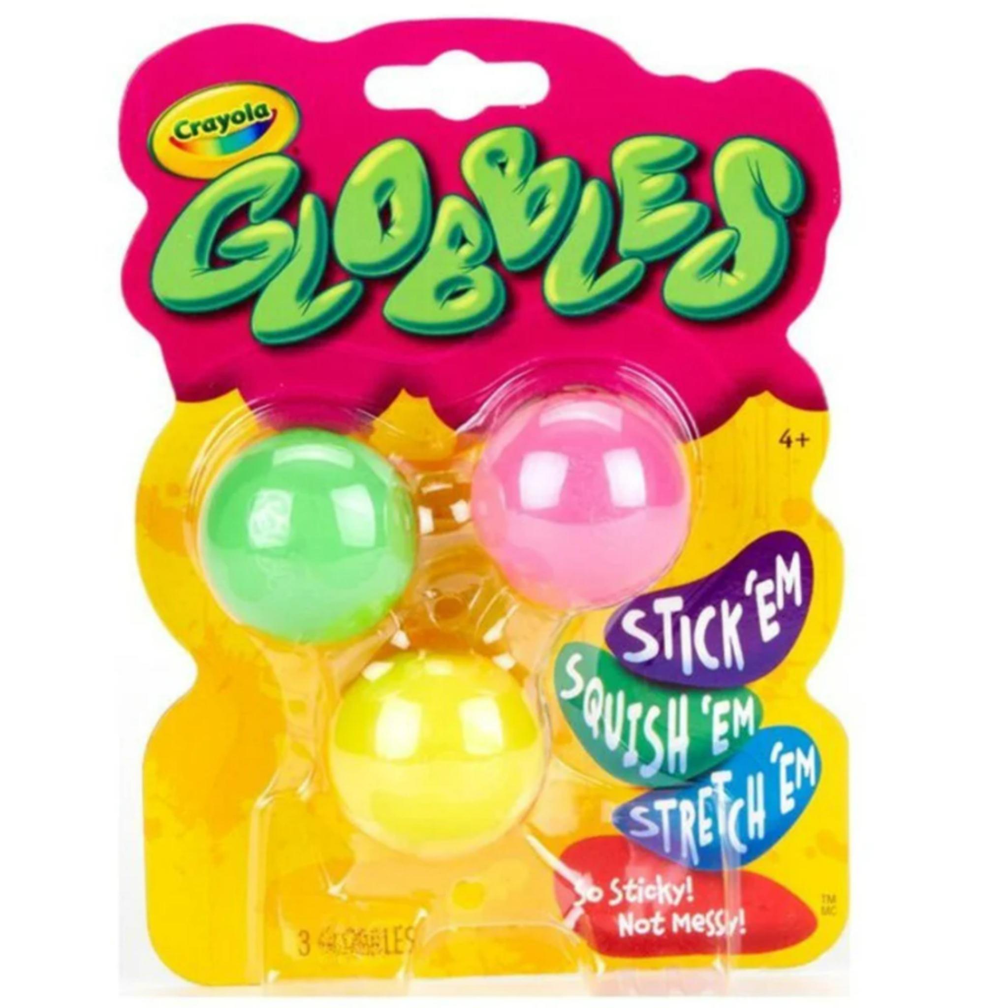 Crayola Globbles Fidget Toy 3 Pack Assorted Styles