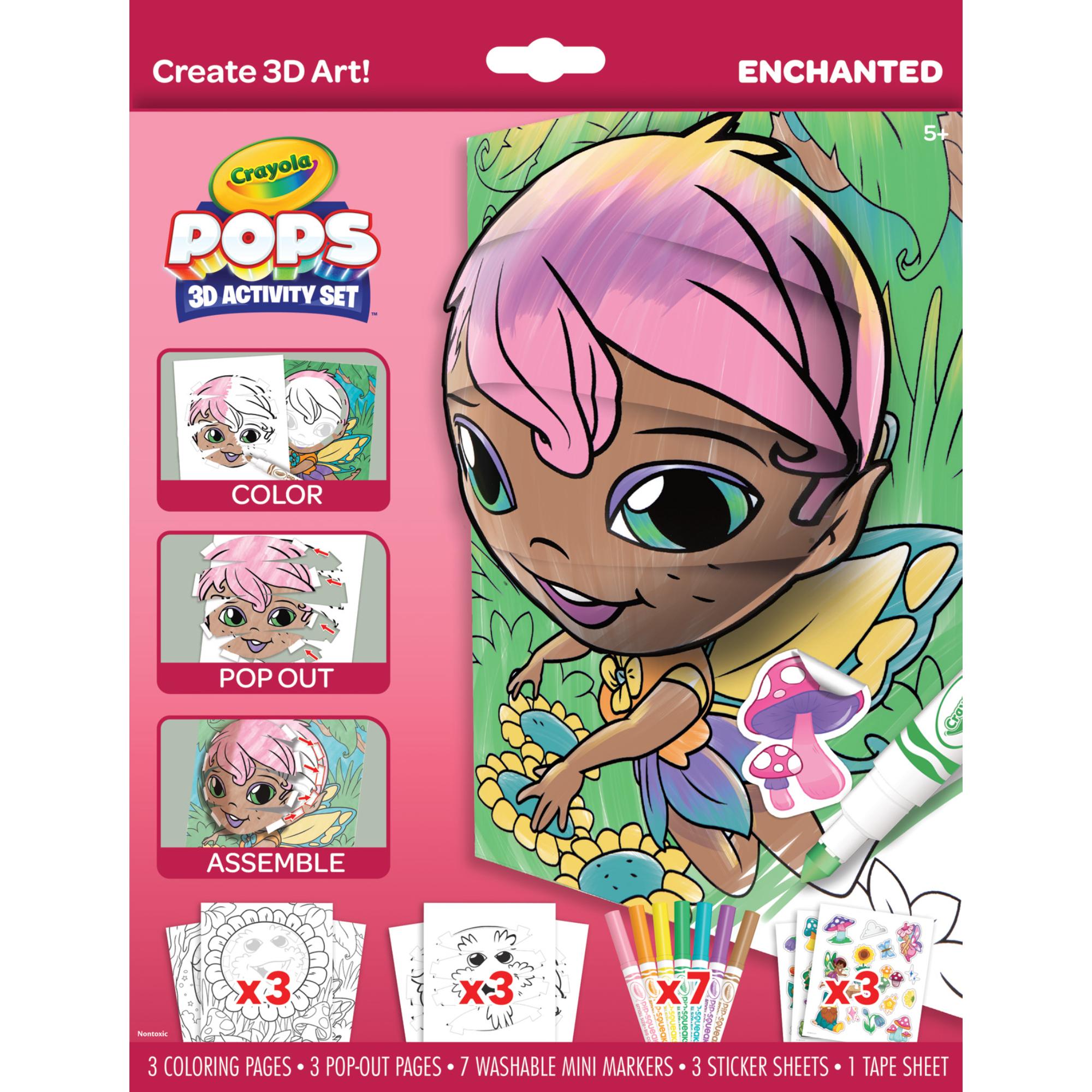 Crayola Pops 3D Activity Set - Enchanted – Toyworld NZ