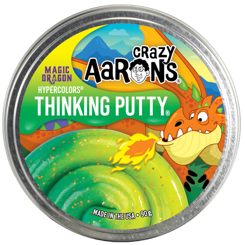 Crazy Aaron's Thinking Putty 4 Inch Hypercolour Magic Dragon