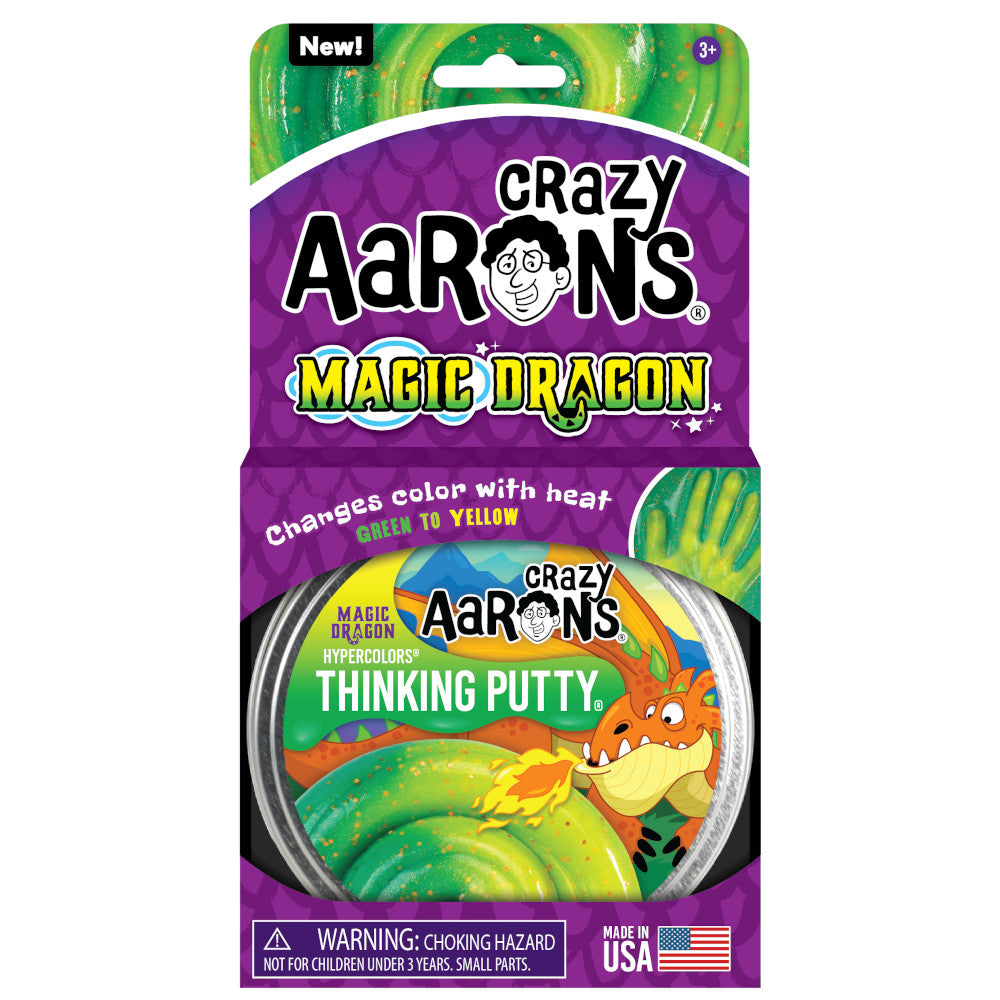 Crazy Aaron's Thinking Putty 4 Inch Hypercolour Magic Dragon