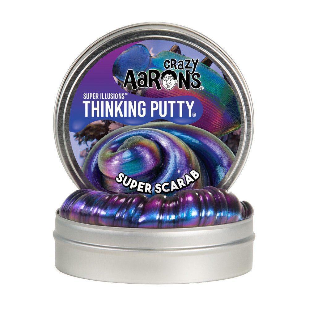 Crazy Aaron's Thinking Putty 4 Inch Super Illusions Super Scarab