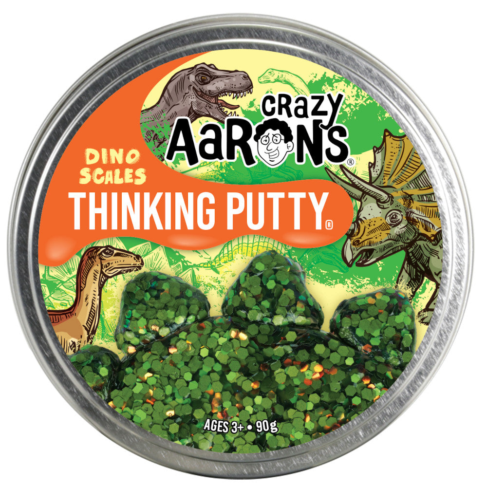 Crazy Aaron's Thinking Putty 4 Inch Trendsetters Dino Scales