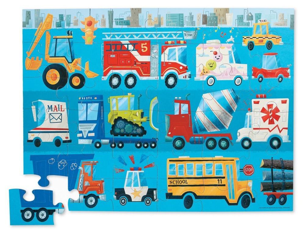 Croc Creek 36 Piece Floor Puzzle - Fire Truck
