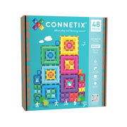 CONNETIX Magnetic Tiles 48 Piece - Bright Portal Pack