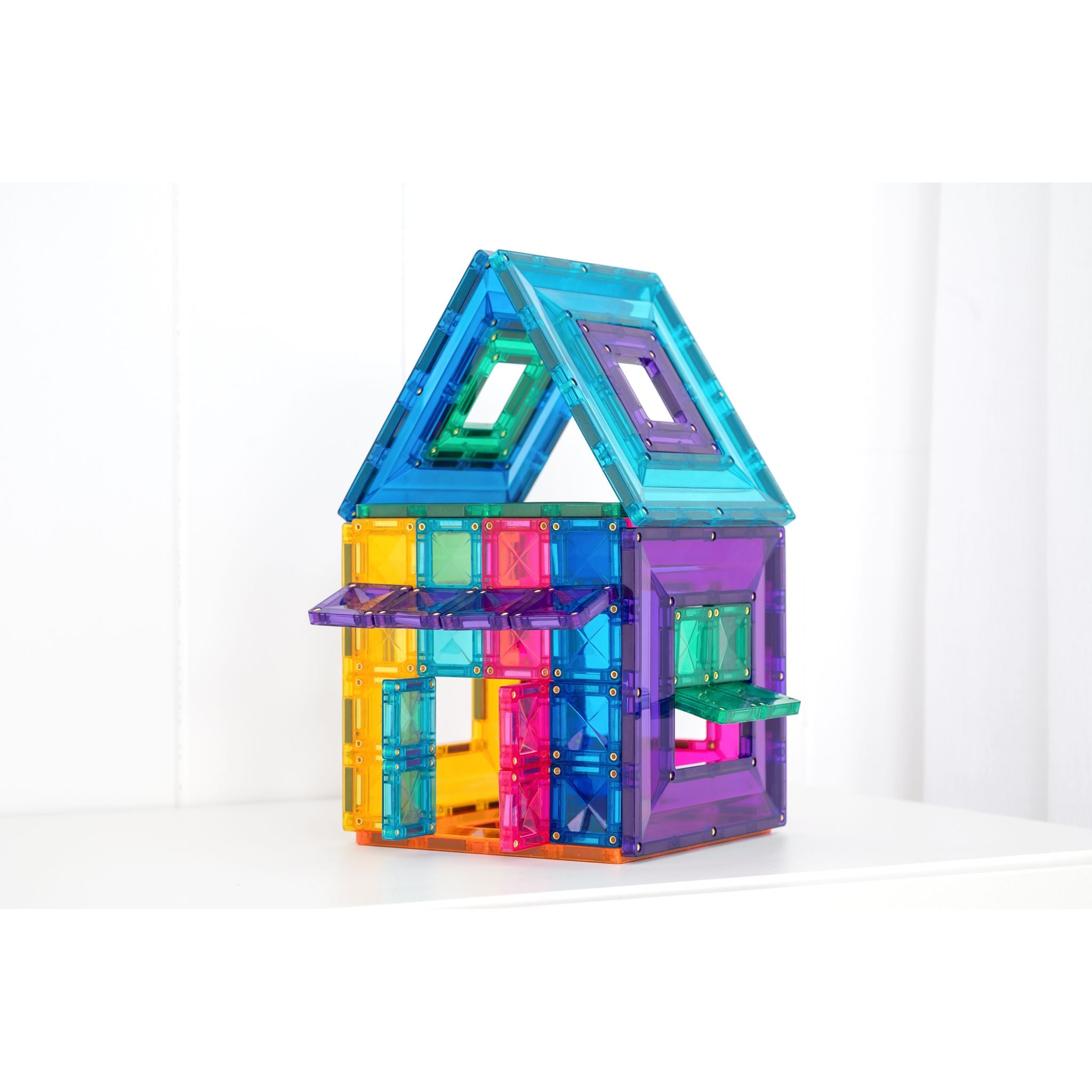 CONNETIX Magnetic Tiles 48 Piece - Bright Portal Pack