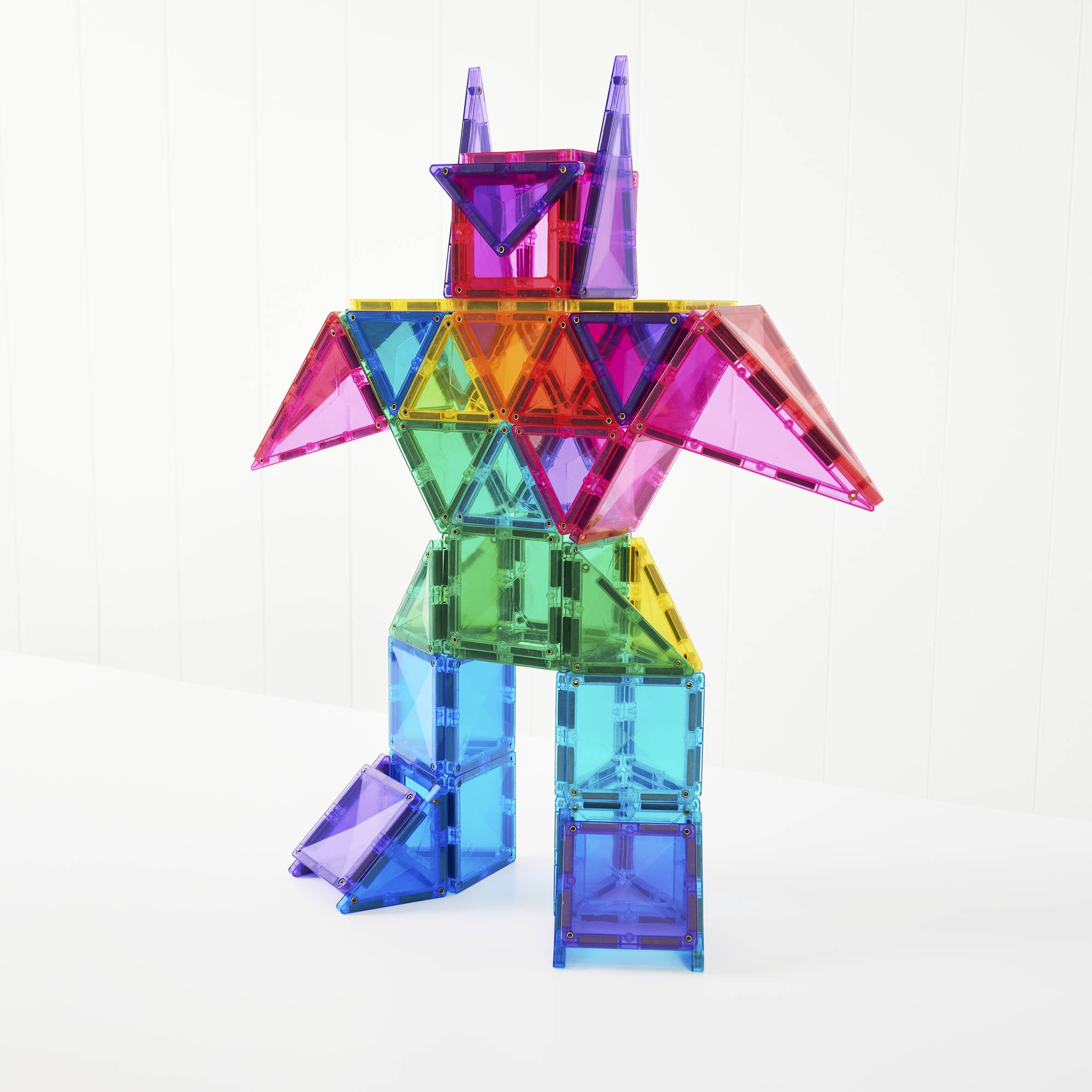 CONNETIX Magnetic Tiles 104 Piece - Bright Creative Pack - Toyworld NZ