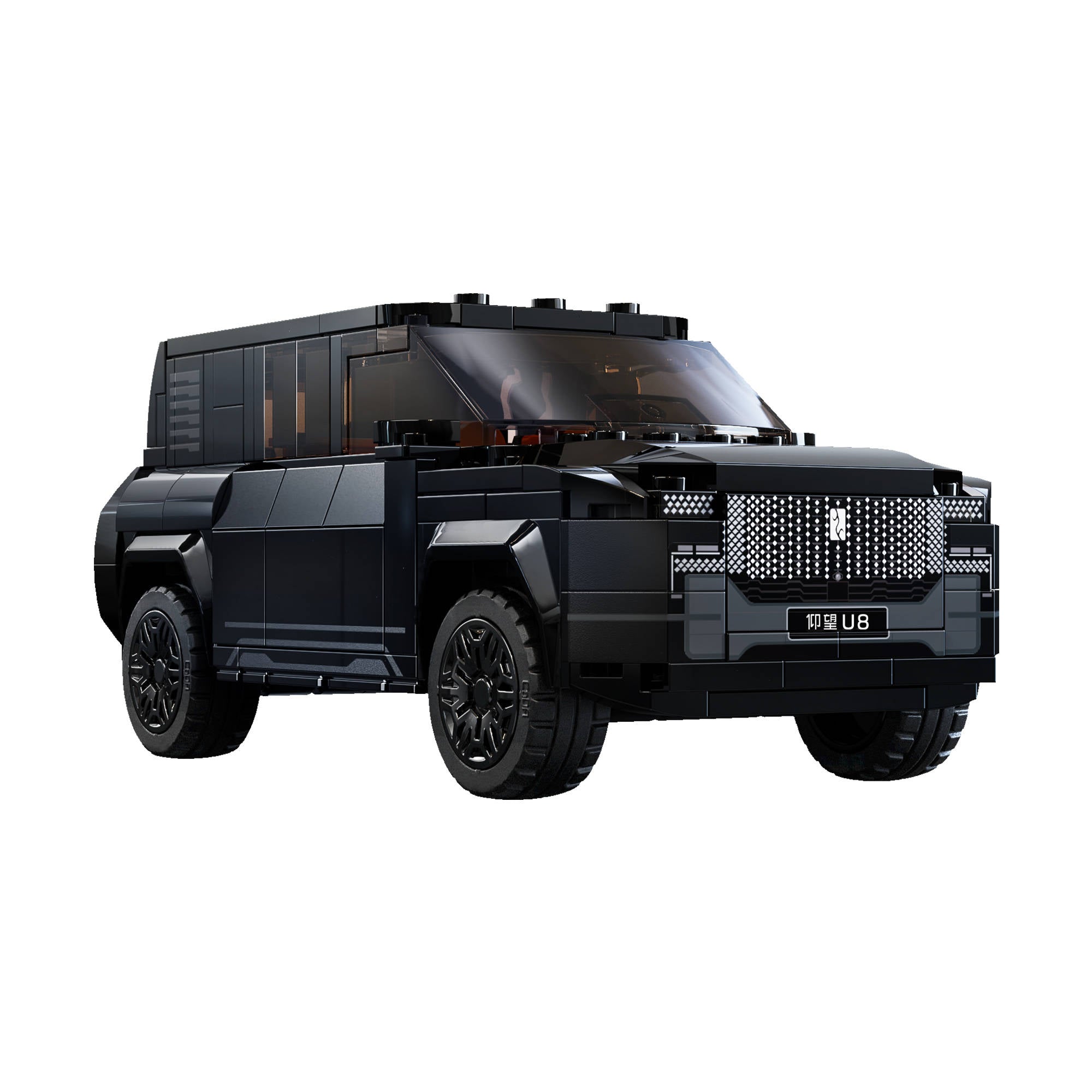 CaDA 124 Yangwang U8 SUV car building set.