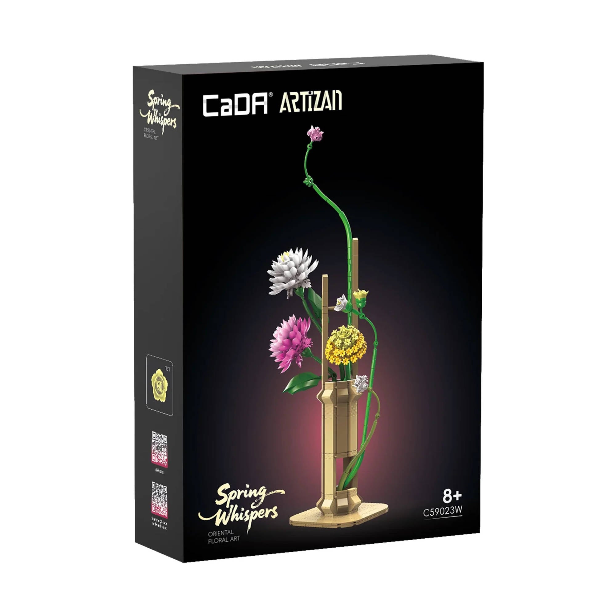 CaDa Artizan Spring Whispers building block, in packaging