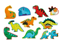 Croc Creek Puzzles 2Pc Lets Begin Canister Dinosaurs