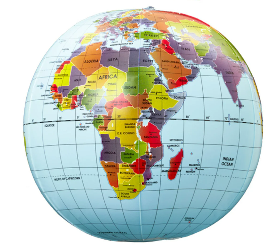 Inflatable Globe 30cm - Toyworld NZ