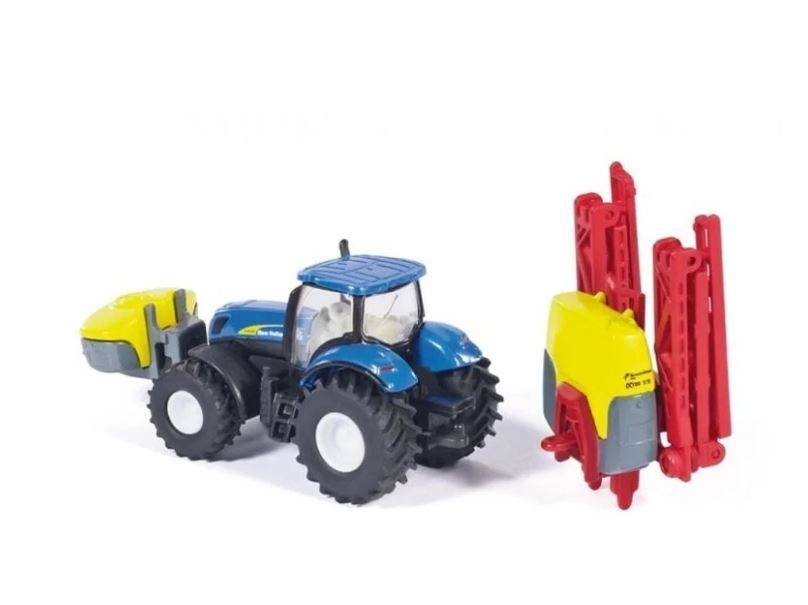 Siku 1799 New Holland Tractor With Crop Sprayer