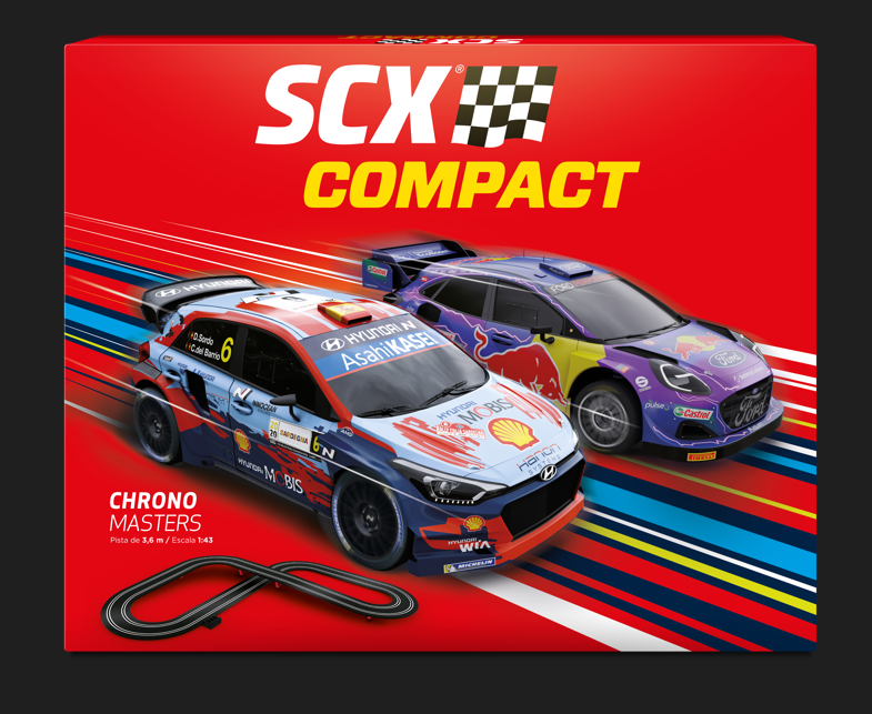 SCX Chrono Masters Slot Car Set
