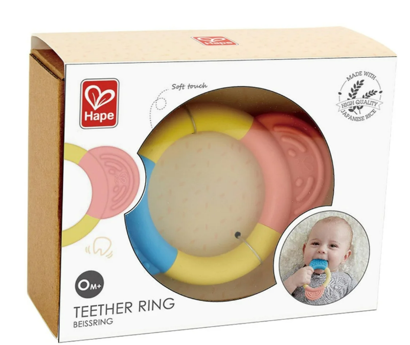 Hape Teether Ring - Japanese Rice