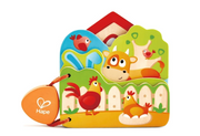 Hape Babys Farm Animal Book - Toyworld NZ