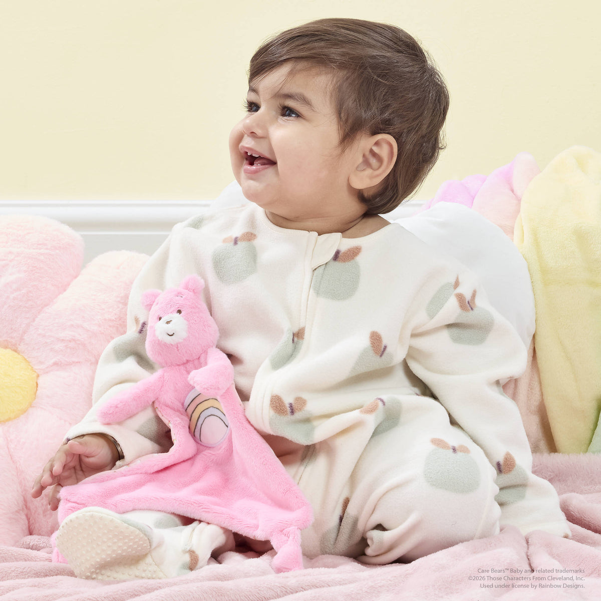 Care Bears Baby Comfort Blanket - Cheer Bear for baby.
