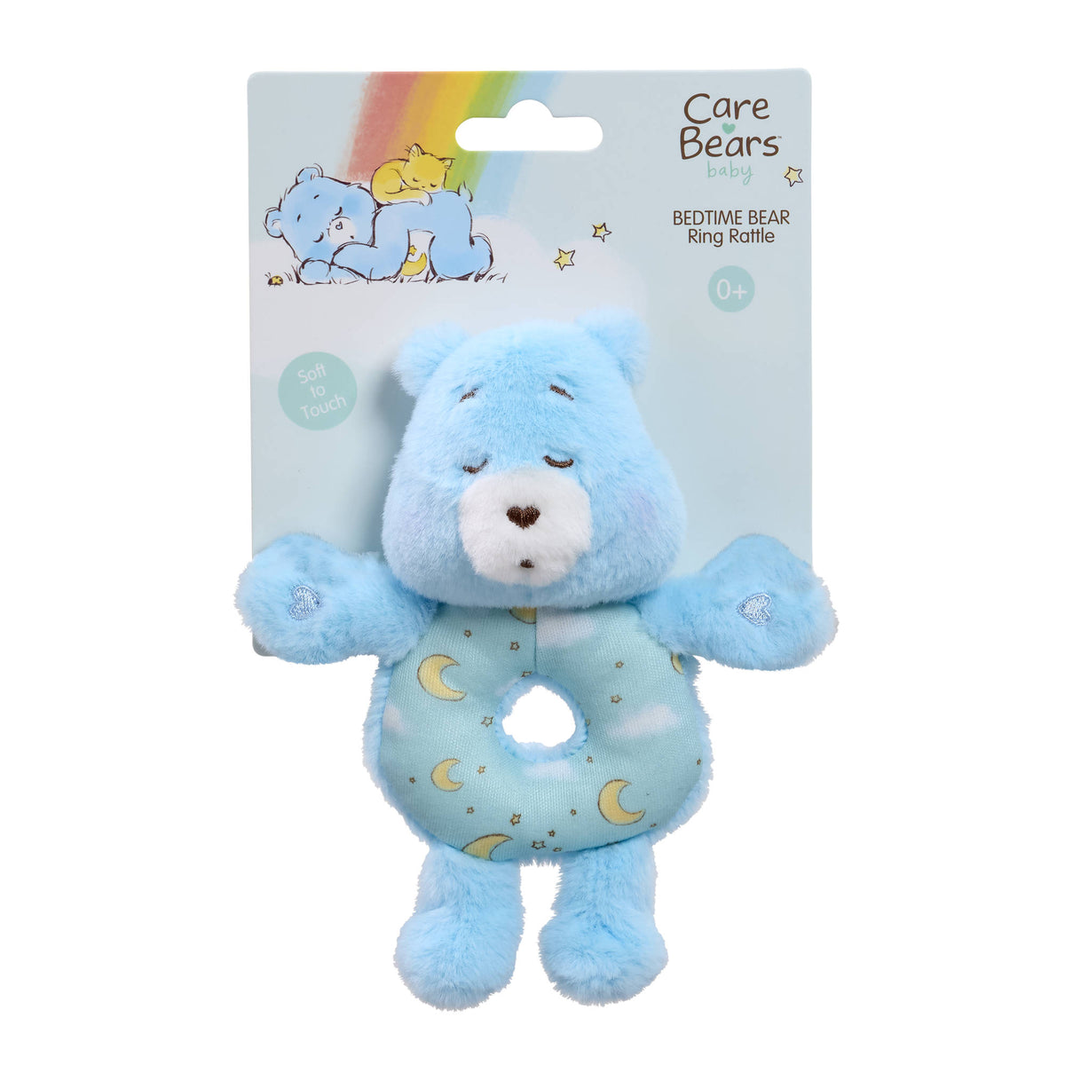 Care Bears Baby Ring Rattle - Bedtime Bear toy for baby.