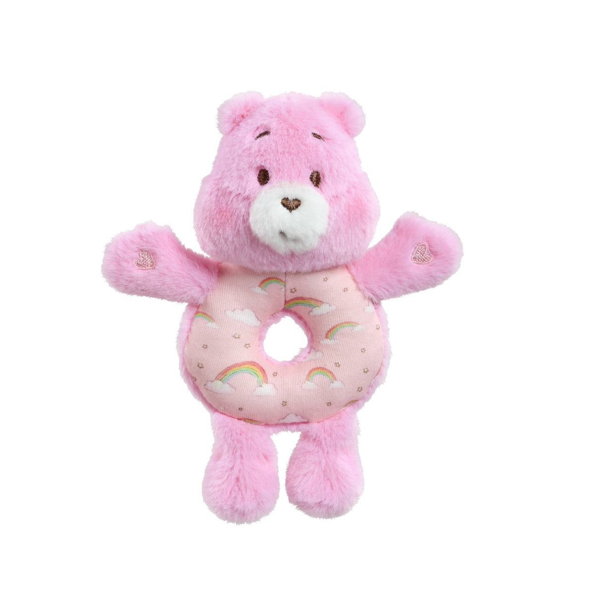 Care Bears Baby Ring Rattle - Cheer Bear.