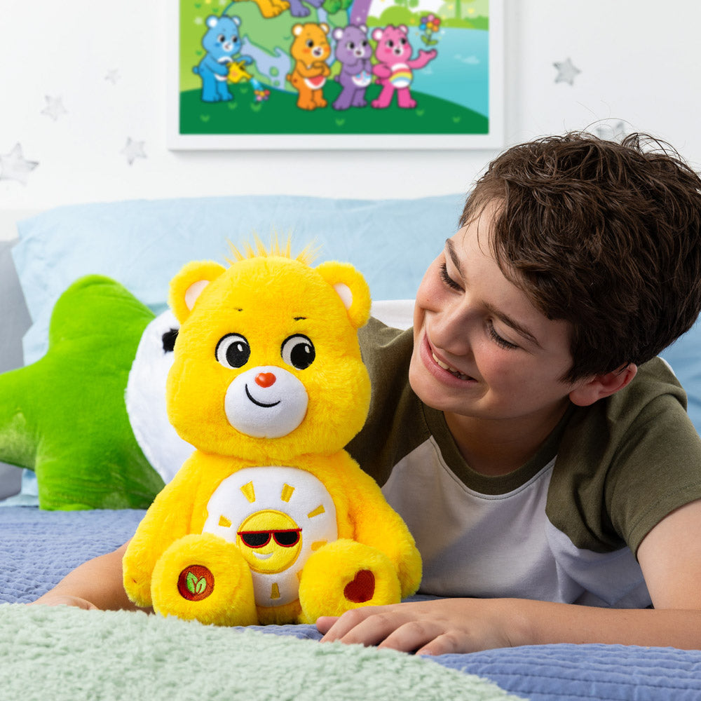 Care Bears Medium Eco Plush -  Funshine Bear