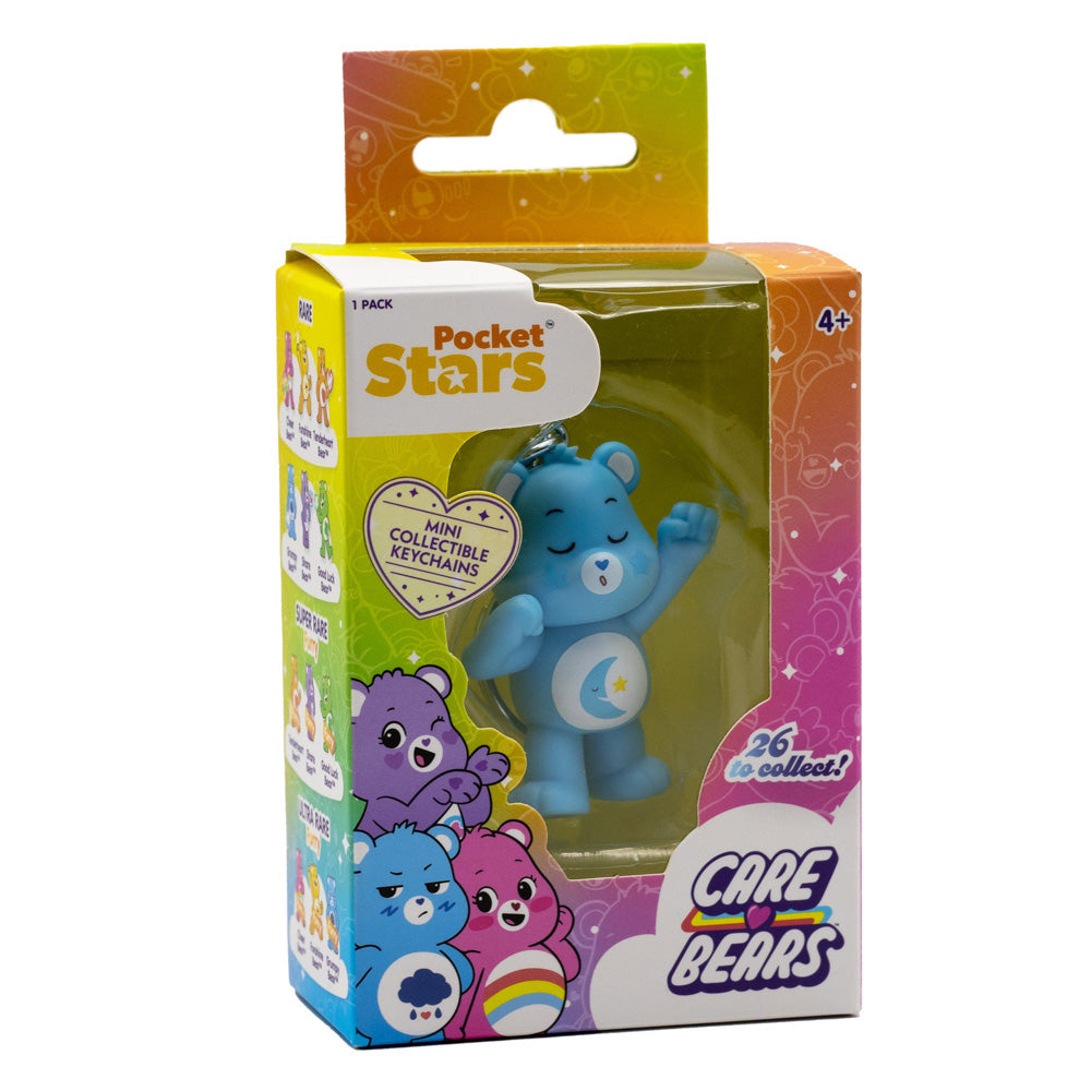 Care Bears Pocket Stars Keychain Assorted Styles blue