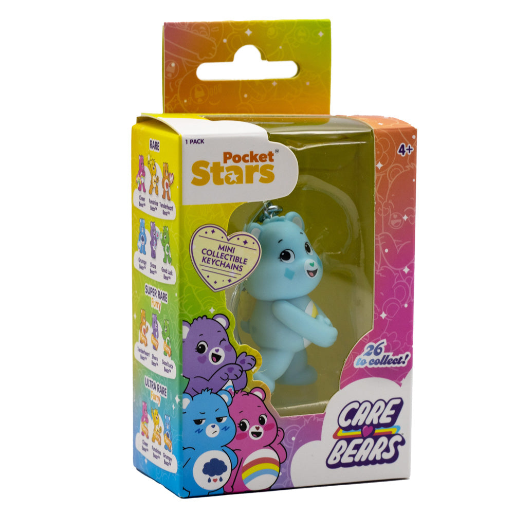 Care Bears Pocket Stars Keychain Assorted Styles blue