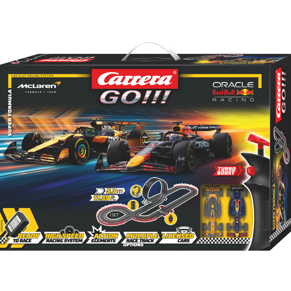 Carrera GO!!! F1 Super Formula Slot Car Set.