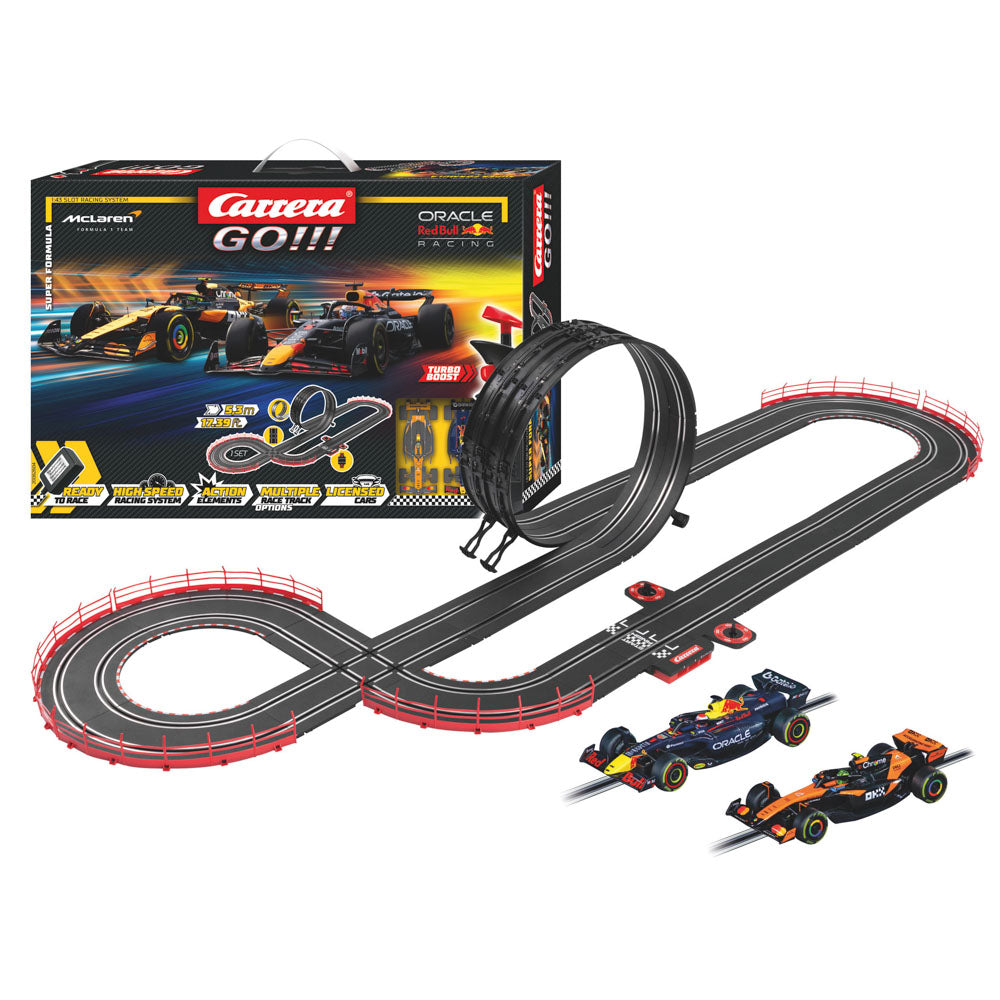 Carrera GO!!! F1 Super Formula Slot Car Set.