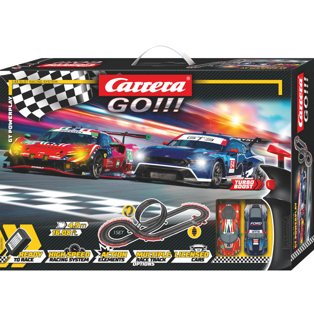 Carrera GO!!! GT Powerplay Slot Car Set.