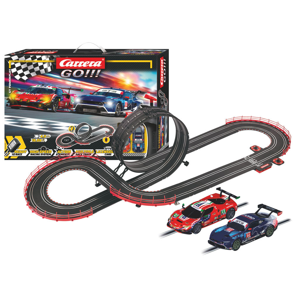 Carrera GO!!! GT Powerplay Slot Car Set.