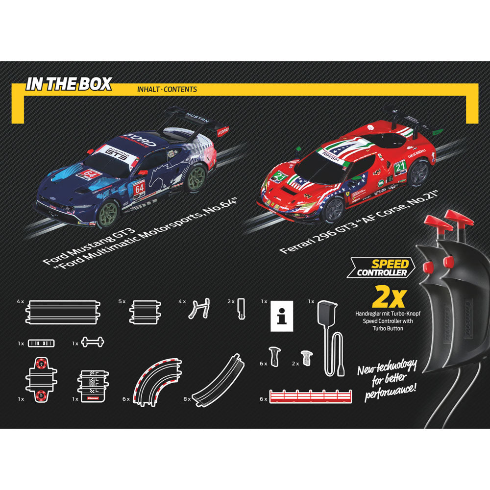 Carrera GO!!! GT Powerplay Slot Car Set.