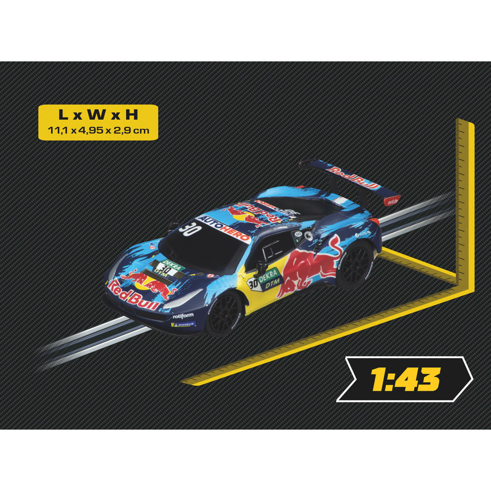 Carrera GO!!! Slot Car Vehicle - GO!!! Ferrari 488 GT3 Red Bull AF Corse, No.30
