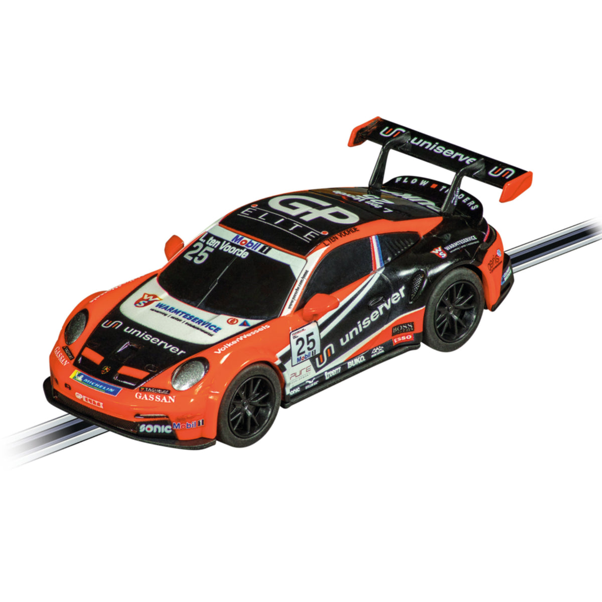 Carrera GO!!! Slot Car Vehicle - Porsche 911 (992) GT3 Cup Team GP-Elite, No.25.