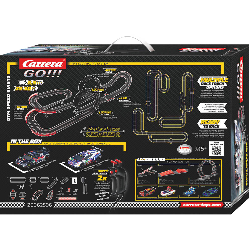 Carrera GO!!! DTM Speed Giants Slot Car Set.