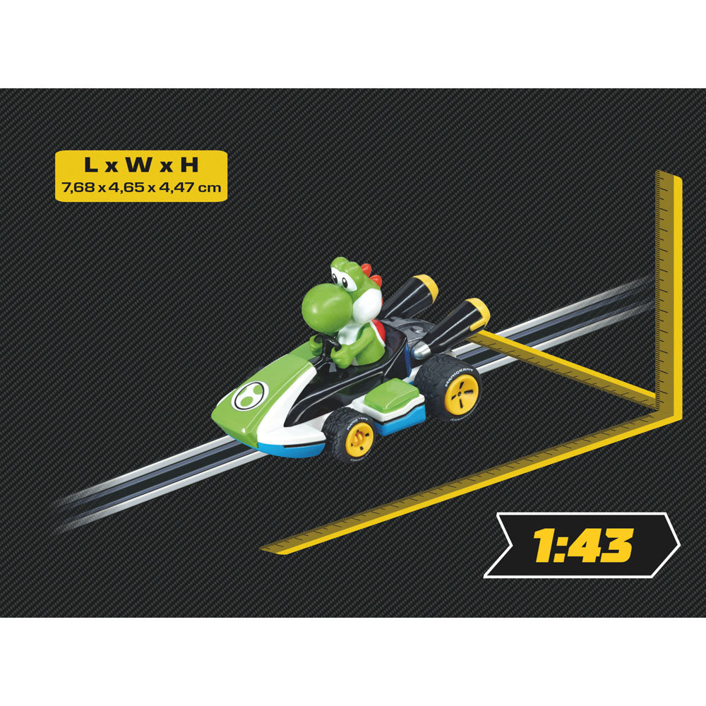 Carrera Go!!! Mario Kart Slot Car Vehicle - Yoshi toy.