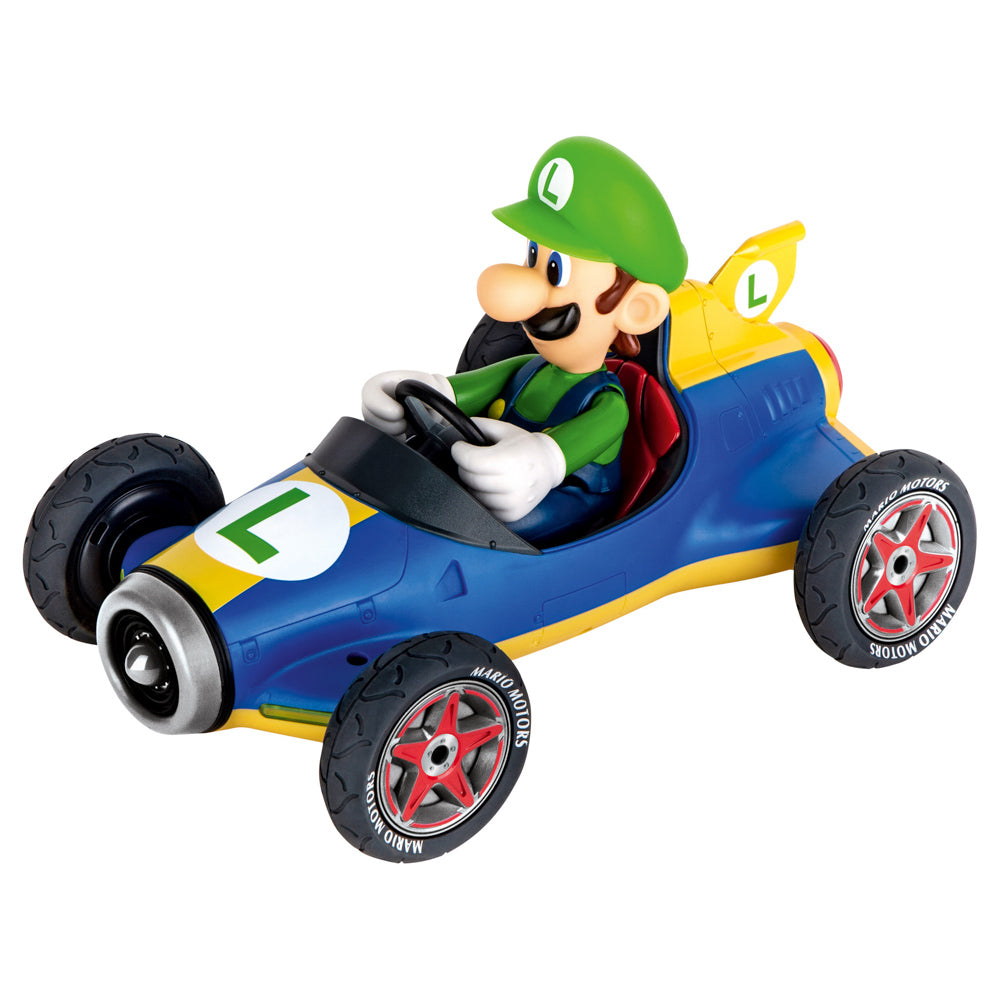Carrera Mario Kart Pull & Speed Mach 8 Twin Pack - Mario & Luigi playset.