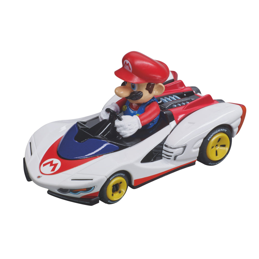 Carrera Mario Kart Pull & Speed P-Wing Twin Pack - Mario & Yoshi playset.