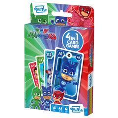 Cartamundi Shuffle 4In1 Card Games Pj Masks